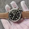 vintage chronograph men watch wristwatch 41mm mechanical waterproof automatic movement grand father gift orologio di lusso215S