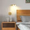 Wall Lamp Modern Led Bathroom Vanity Wireless Cute Antique Wooden Pulley