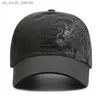 Marka rybacka smok bawełniana czapka siatki dla mężczyzn kobiety Gorras Snapback czapki baseballowe czapki Casquette Dad Hat Outdoor Cap L230523