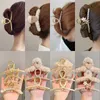 ヘアクリップバレットヘッドウェアセットクリップ女性ファッションゴールドヘアピン女性の女の子のバレットアクセサリーのための大きな爪カニ