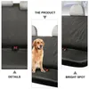 Capas para assento de carro para cachorro à prova d'água capa protetora para banco traseiro protetor tapete para decoração de almofada para animais de estimação