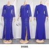 Vêtements ethniques robes de dinde africaine pour les femmes robe de soirée de mariage 3XL grande taille hauts jupe deux pièces ensemble caftan musulman Abayas nigérian