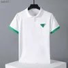 2023 sommar ny mode trend polo skjortor Hong Kong-stil kortärmad lös kläder avslappnade toppar mäns skarv färg t-shirts l230520