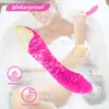 Kadınlar için gerçekçi yapay penis vibratör titreşen seks oyuncakları simülasyon glans makinesi kadın vajina klitoris stimülatör yetişkin