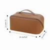Cosmetic Bags 3pcs Makeup Bag For Women Travel Wash Storage Pouch Large Capacity Daily Use Brush Holder