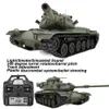 Electric RC Car Remote Control Heavy Tank M60A3 MK5 M60A1 RC Battle War Militär fordon Rök Skytte Ljudeffekt Insamling Nivå 230607