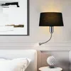 Настенная лампа современный светодиод с 1 Вт 360 ° вращение прожектором.