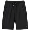 Grands hommes Shorts maille élastique été culottes 8XL 6XL grande taille vêtements Nylon noir gris Spandex Sweat Shorts grande taille