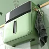 Houders muur gemonteerd dubbele laag toiletpapier houder waterdichte tissue opbergdoos toilet roll papier stand plank badkamer accessoires