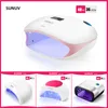 Nageldrogers SUNUV uv-nageldrogerlamp uv-led voor nagelsdroger 54W/48W/36W ijslamp voor manicure Gelnagellamp Drooglamp voor gelvernis 230606