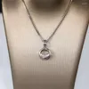 Colares com Pingente CAOSHI Elegante Colar Chique Feminino Com Design de Moda Deslumbrante Acessórios de Pedra de Cristal Para Mulheres Joias Delicadas Presente