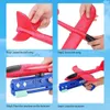 Diecast Modelo Foam Plane er EPP Bubble Airplanes Glider Hand Throw Catapult Toy for Kids Guns Aircraft Shooting Game 230605