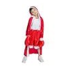 Robes de boxe Enfants Lâche Muay Thai Taekwondo Robe De Boxe À Manches Longues Stage Show Kick Boxing Robe De Boxe Compétition Formation Boxer Costume 230606