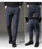 Pantalons pour hommes DIMI Hommes Casual Pantalon Homme 38 Plaid Spring Slim Straight Pant Fashion Business