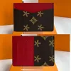 Kartenhalter Brieftaschen Neue echte Louiseviution Leder Münzversuch