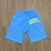 Shorts de algodão estampados clássicos masculinos Crt Ship Hip Hop Skate Calças casuais para homens e mulheres