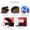 Outils Capsules de café ICafilas Capsules réutilisables Packs de filtres rechargeables pour machines BOSCH Tassimo dosette réutilisable crème écologique