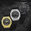 Andere Horloges Dual Display Horloges Voor Mannen Casual Sport Chronograaf Quartz Grote Wijzerplaat Polshorloge Siliconen Waterdichte Digitale Klok 230607