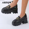 2021 Spring Women's Flats Outdoor Comfortable Light Ladies Small Leather Shoes Fashion Platform Square Heel Casual Flat Shoes L230518