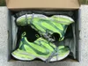 Mens/Womens Fluo Green Basketball Shoes Quality Sportskor Sneakers tillgängliga med OG Box