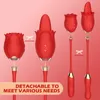 Rose Zuigen Vibrator voor Vrouwen Tepel Clit Stimulator Vibrerend Ei Dildo Vibrators Clitoris Sucker Vibator Seksspeeltje