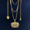 Designer Gold Armband für Frauen Mode Medusa Schmuck Luxus Diamant Krone Halskette Liebe Armbänder Damen Hochzeitsgeschenke Armreifen mit Box