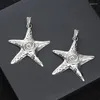 Breloques D7WB Mini Star Charm Pendentifs Alliage Big-Star Pentagram Pendentif Pour DIY Y2K Fabrication de Bijoux Boucles D'oreilles Bracelets Collier