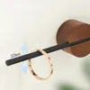 Organization 40/50cm Walnut Towel Bar Towel Hanger Bath Towel Holder Aluminum Alloy Bathroom Hanging Towel Rack Single Rod Toilet Stand