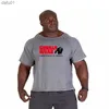 No.23 Oversized T shirt Men Bodybuilding and Fitness Tops Casual Lifestyle Gym Wear T-shirt Male Loose Streetwear Hip-Hop Tshirt L230520