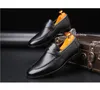 Mocassins masculinos clássicos retrô com tiras largas, sapatos casuais de couro microfibra, mocassins masculinos para festa de casamento, sapatilhas para dirigir ao ar livre