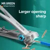 Sun Mr.Green Nail Clippers/File Professional Manicure Set Pedicure Scissor Nipper Roestvrij staal/Glazen Cutter Plier Nail Art Tools