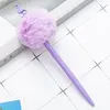 20 pièces conception rose lavande Style peluche métal cadeau stylo mignon stylos à bille couronne promotionnelle avec Logo personnalisé