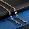 Link Bracelets 4/5mm Stainless Steel S Mens Cuban Chain On Hand Male Accessories Chains Wholesale Punk Christmas