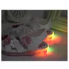 Sandales enfant en bas âge filles sandales d'été LED avec lumières infantile filles sandales fleur arc lumineux léger respirant enfants bébé chaussures 230606