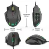 マウスマウスに衝撃USB Wired Gaming Mouse Bottonsプログラム可能な光学マウスRGBバックライトラップトップPCコンピューターPUBG