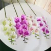 Dekorative Blumen Künstliche PU Real Touch Schmetterling Orchidee Für Haus Hochzeit Festival Dekoration Phalaenopsis DIY Weihnachten Geschenk