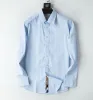 Düğme Up Gömlek Erkek Elbise Gömlek Luxury Slim Slim T-Shirt Tişört Uzun Kollu İş Giysileri Ekose Marka 17 Renk S-4XL 757526980