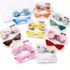 Hair Accessories 3Pcs Artificial Flower Hairclip Sunglasses Set For Kids Girl Vintage Geometry Protective Pilot Glasses Hairpin Headwear