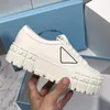 2024 Designerskor Sneakers Gabardine Nylon Casual Shoes Brand Wheel Trainers Luxury Canvas Women Sneake Fashion Platform Solid höjda sko utomhusskor