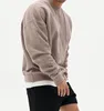 Lu Uomo Felpe con cappuccio Felpe Maglione di marca Casual Uomo Palestre Fitness Bodybuilding Pullover moda 768