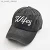 Neue Stickerei Wifey Hubby Frauen Baseball Kappe Outdoor Mode Liebhaber Einstellbare Lkw Hut für Männer Hip Hop Snapback Dad Caps l230523