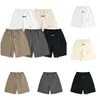 Herrkvinnor Designer Essentail Shorts Klädkläder Essen Unisex Shorts Cotton Sports mode Kort gata stil tidvatten knä längd essent shorts cd cd cd