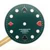 Reparatie Tools Kits 28 5mm NH35 NH36 Wijzerplaat Poker Abalone Voor NH35A NH36A Beweging Groene Lichtgevende Gewijzigd Met S LOGO2217