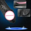 Silicone Anal Vibrator Poussée Prostate Masseur Gode Vibrateur Anlal Butt Plug Retarder L'éjaculation Pénis Anneau Sex Toys pour Hommes L230518