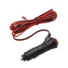 1 pc adaptador de isqueiro de carro 12 v 24 v tomada de carregador automático 1m/2m/3m conector universal com cabo de interruptor