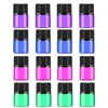 100pcs 1ml 2ml 3ml 5ml Mini Colorful Glass Bottle Small Perfume Sample Container Essential Oil Liquid Test Vials 3EAR