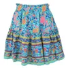 Saias estilo verão casual praia boho mini saia feminina floral estampada moda boêmia saia saia com estampa de flores 230607