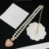 Lyxdesignermärke hänge halsband kedja kristallsmycken hänge halsband