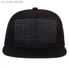 Новый хип-хоп мужской бейсболка для мужчин и женских универсальных капсул-шапок Rock Hip-Hop Baseball Cap Plat Hats Шляпа L230523