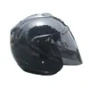 Motorcycle Helmets White And Black Half Helmet Outdoor Sport Men Women Racing Open Face DOT Approved